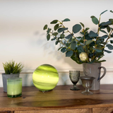 Lampe à poser en verre soufflé - Astrolis Vert | Fleux | 13