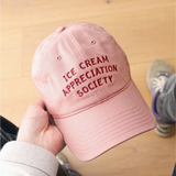 Casquette - Ice Cream Appreciation Society - Rose Poudré | Fleux | 6
