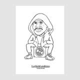 Coloriage - Rap Marseille | Fleux | 8