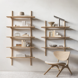 PI Oak Wall Shelf - 3 shelves | Fleux | 5