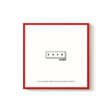Cadre Bois Chêne - Rouge | Fleux | 6