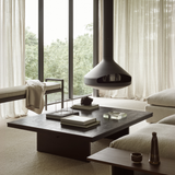 Table basse Grooves - Teck off Noir | Fleux | 31