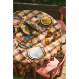 Nappe Vida Carreaux - Chestnut/Cream 140x220 cm | Fleux | 7