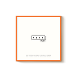 Cadre Bois Chêne - Orange | Fleux | 6