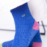 Chaussettes Coton Peigné Vintage - Bleu électrique | Fleux | 7