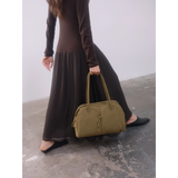 Sac Brooklyn Bag - Suede - Khaki | Fleux | 8