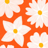 Éventail White Flowers | Fleux | 7