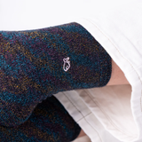 Chaussettes Unies Pailletées - Noir Multicolore | Fleux | 7
