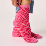 Chaussettes Zèbre - Rose & Rouge | Fleux | 7