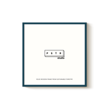 Cadre Bois Chêne - Petrol Blue | Fleux | 6