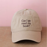 Casquette - Can I Go Read My Book - Sable | Fleux | 10