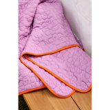 Plaid matelassé - Flower Purple/Orange | Fleux | 6