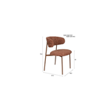 Chaise Claes - Terracotta | Fleux | 10