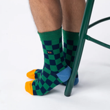 Chaussettes Coton Peigné - Carreaux Bakou | Fleux | 7