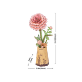 Puzzle 3D - Pink Dahlia | Fleux | 8
