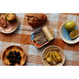 Nappe Vida Carreaux - Amber/Blue 180x180 cm | Fleux | 7