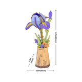 Puzzle 3D - Purple Iris | Fleux | 7