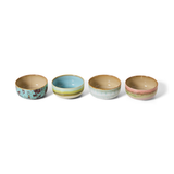 Lot de 4 Bols dessert 70s S Impression | Fleux | 10