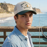 Casquette Trucker Beach Club - Naturel/Vert Foncé | Fleux | 7