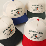 Casquette Trucker Beach Club - Naturel/Vert Foncé | Fleux | 9
