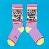 Chaussettes "I Like Books More Than People" | Fleux | 8