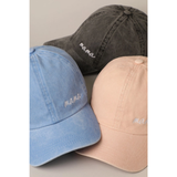 Casquette Brodée - Mama Bleu Denim | Fleux | 9