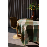 Nappe Vida Carreaux - Mint/Olive 140x220 cm | Fleux | 9
