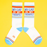 Chaussettes My cat is my therapist | Fleux | 10
