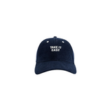 Casquette Velours Take it easy Bleu | Fleux | 8