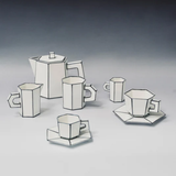 Tasse Carte blanche Double Espresso Black & White | Fleux | 9