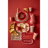 Serviette en coton Vichy - Amour Feston | Fleux | 14