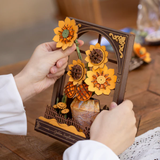 Puzzle 3D - Golden Sunflower | Fleux | 12