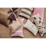 Coussin Tissé Rayé Blush - 60x40 cm | Fleux | 9