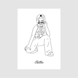 Coloriage - Rap Girls | Fleux | 15