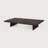 Table basse Grooves - Teck off Noir | Fleux | 28