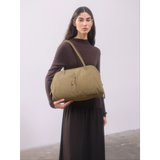 Sac Brooklyn Bag - Suede - Khaki | Fleux | 10