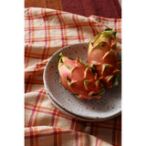 Serviette Vida - Carreaux Strawberry/Cream 50 x 70 cm | Fleux | 11