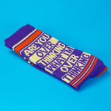 Chaussettes "Are You Overthinking What I'm Overthinking ?" | Fleux | 10