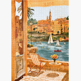 Puzzle Menton France - 1000 pièces | Fleux | 10