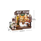Kit Maison Miniature DIY - N17 Café | Fleux | 12