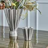 Vase HDFlood Fini Argent Brossé 13 cm | Fleux | 5