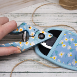 Sécateur avec pochette - Willow and Belle - Daisy Blue | Fleux | 13