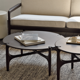 PI Coffee Table in Dark Brown Mahogany | Fleux | 13