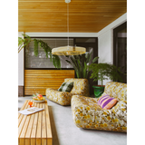 Coussin Velours Rayé Midsummer - 50x30 cm | Fleux | 8