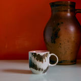Set de 4 mugs café 70s Abrastract | Fleux | 12
