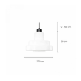 Suspension Retro - Foza blanc | Fleux | 13