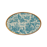 Set de table ovale Offrande à l'amour - Toile de Jouy | Fleux | 32