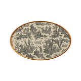 Set de table ovale Offrande à l'amour - Toile de Jouy | Fleux | 50