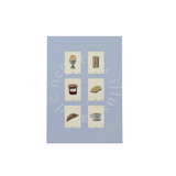 Affiche A3 Breakfast Set - Blue | Fleux | 3