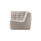 Module d'angle canapé N701 - écru tissu éco | Fleux | 10